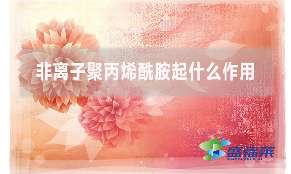 非離子聚丙烯酰胺起什么作用？在什么情況下用到？