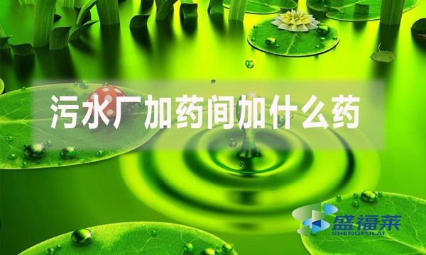 污水廠加藥間加什么藥？