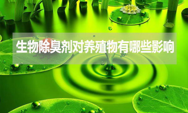 生物除臭劑對動物有哪些影響？